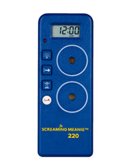 Screaming Meanie 220<br>Extra loud 120 dB Alarm Clock and Timer. <br>Simple to Set. Easy to Use.